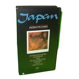Japan VHS Instant Pictures Video Tape PAL System 1984 David Sylvian Synth-Pop